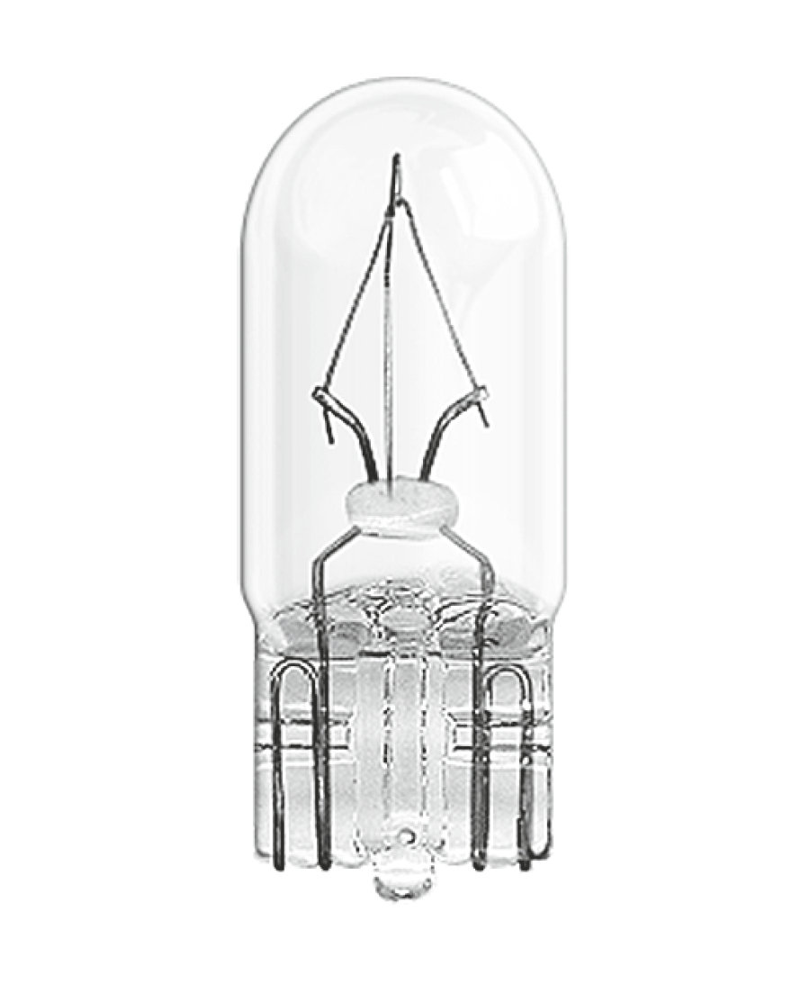 LAMPADA OSRAM 2821 3W 12V T10 BASE VIDRO - PINGAO - OSR2821 T10
